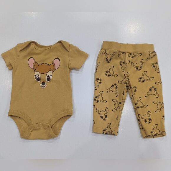 Disney Outfit Bundle Lot Bambi Bambo 101 Dalmatians Minnie Mouse Girls 3-6 Month - Picture 5 of 8